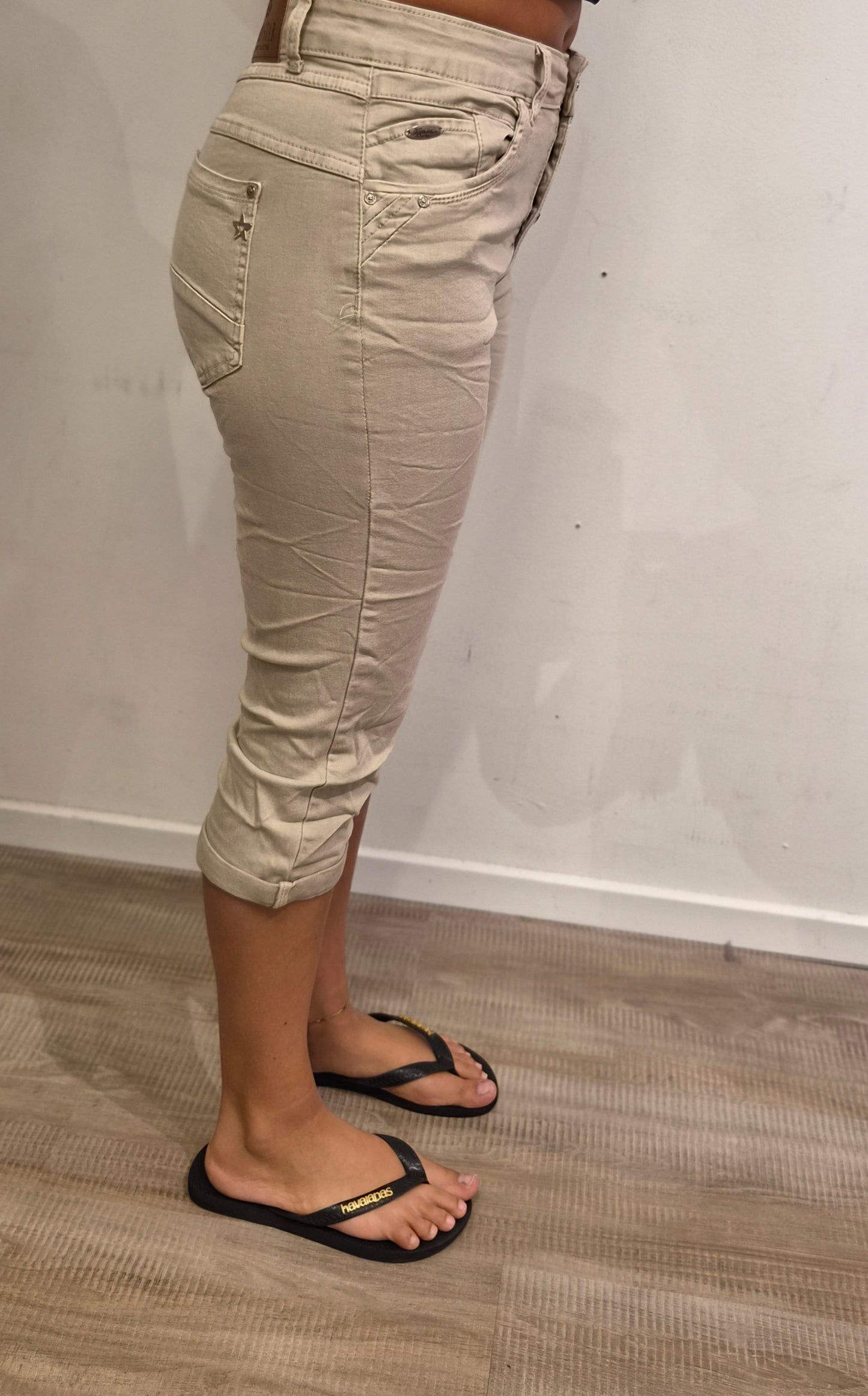 KAROSTAR denim knickers sand