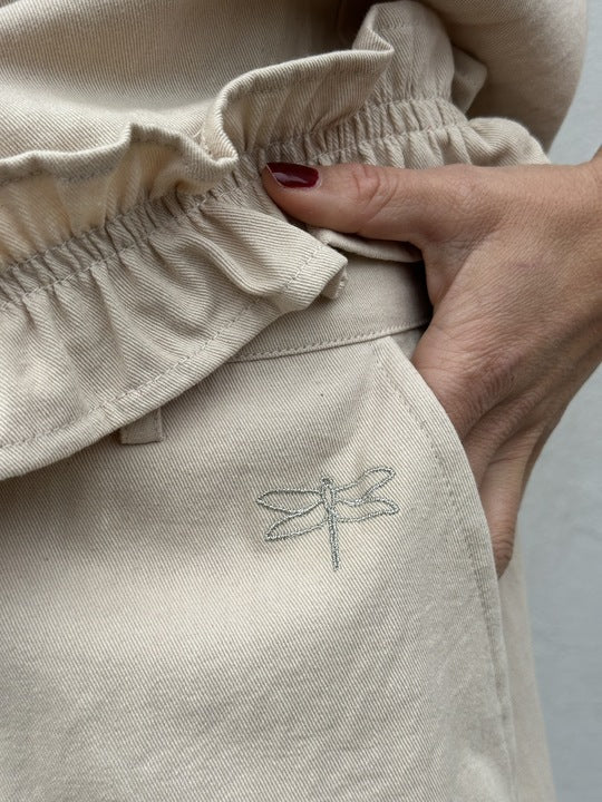 GASPAR Vigo Canvas Shirt - Beige