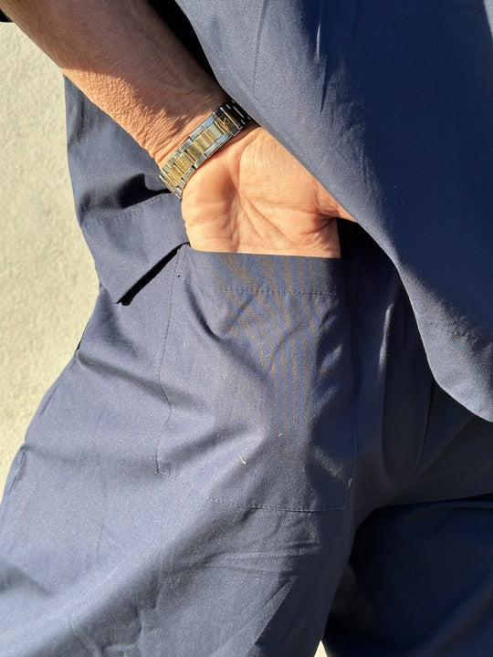 Colorado Poplin – Dunkelblau