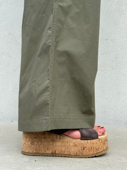 Gaspar Express - Honolulu Poplin -Dusty Green