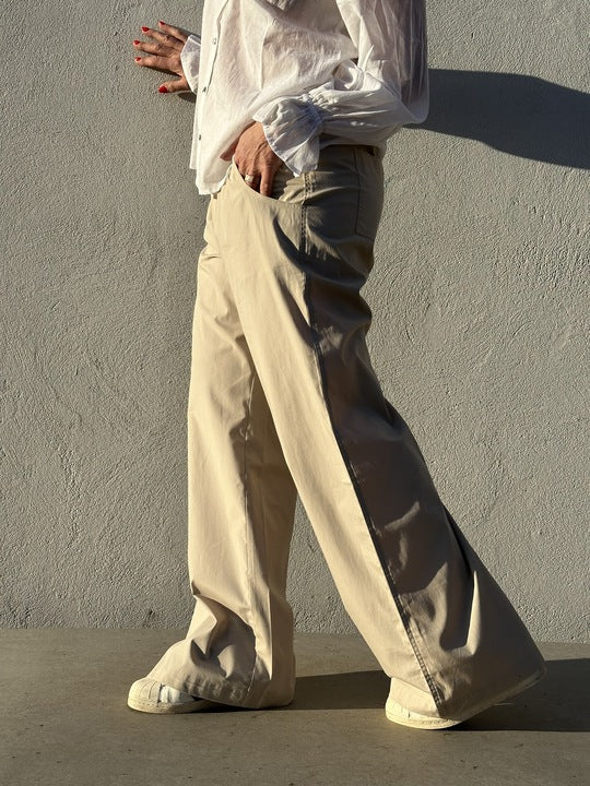 GASPAR Honolulu Poplin Pants - Sand