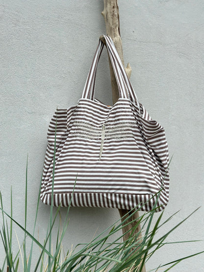 Gaspar Express - Fiji Tote Bag - Dark Brown