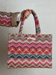 Tote Bag Jacquard - Pink