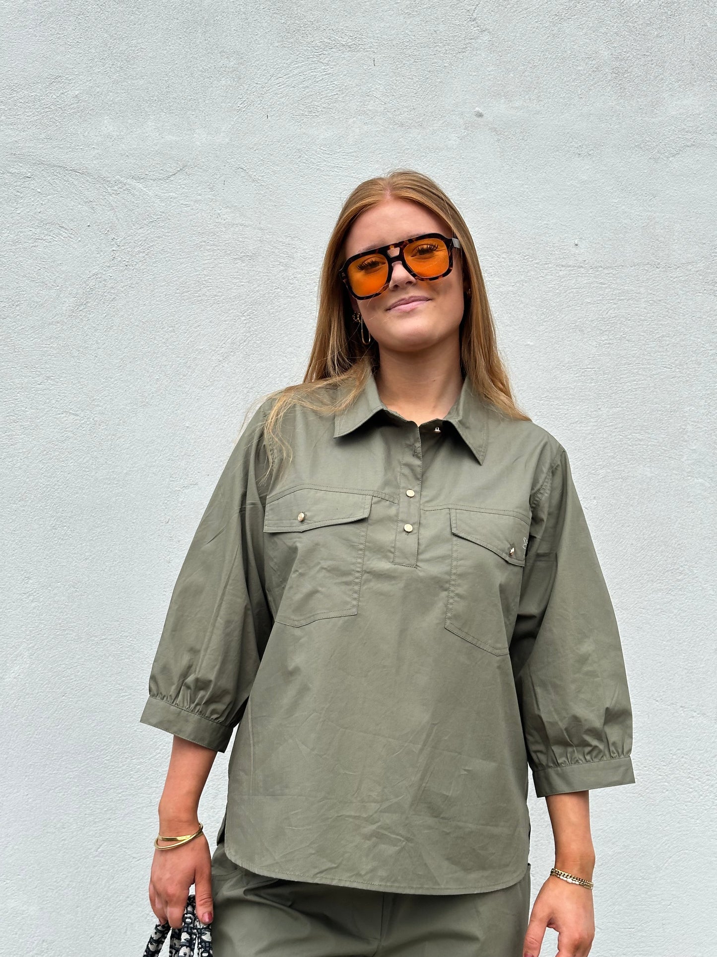 Gaspar Express - Oslo Poplin Shirt - Dusty Green