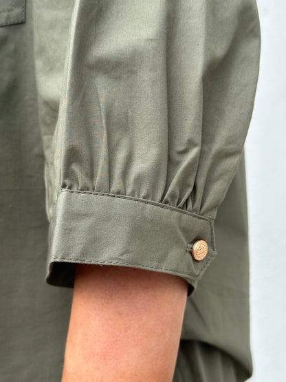 Gaspar Express - Oslo Poplin Shirt - Dusty Green