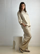 GASPAR Honolulu Poplin Pants - Sand
