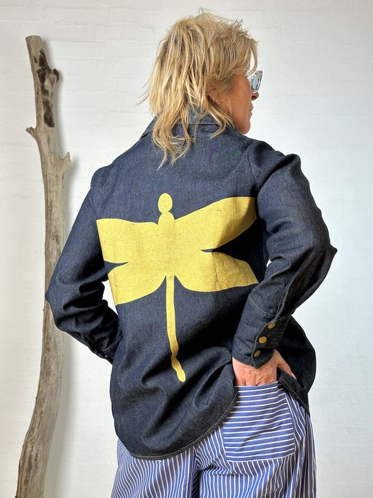 GASPAR Lyon Denimhemd – Dunkelblau