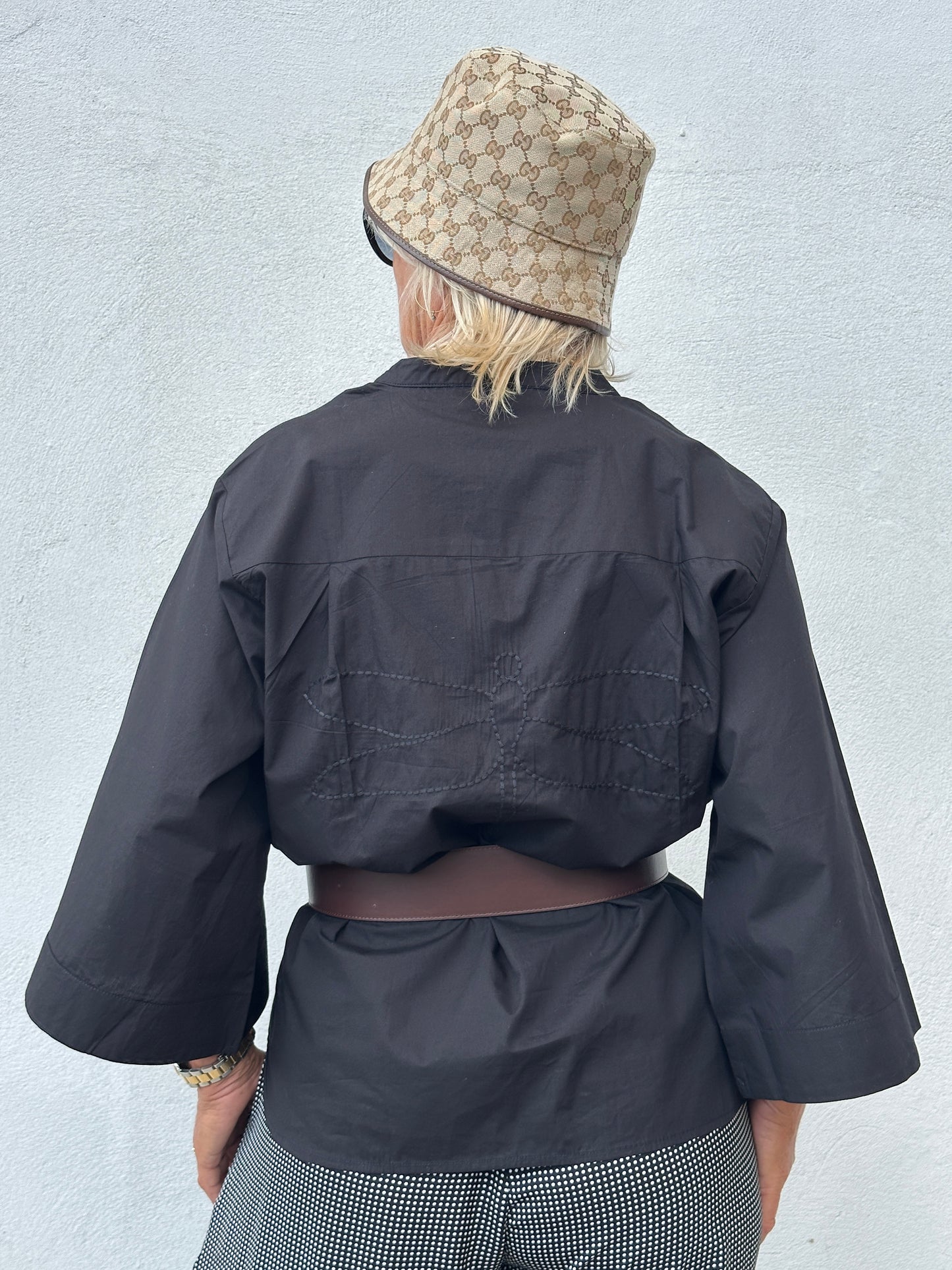 Gaspar Express - Mumbai Poplin Blouse - Black