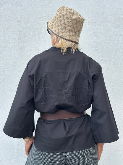Gaspar Express - Mumbai Poplin Blouse - Black