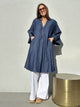 Mumbai kurzes Jeanskleid - Blau