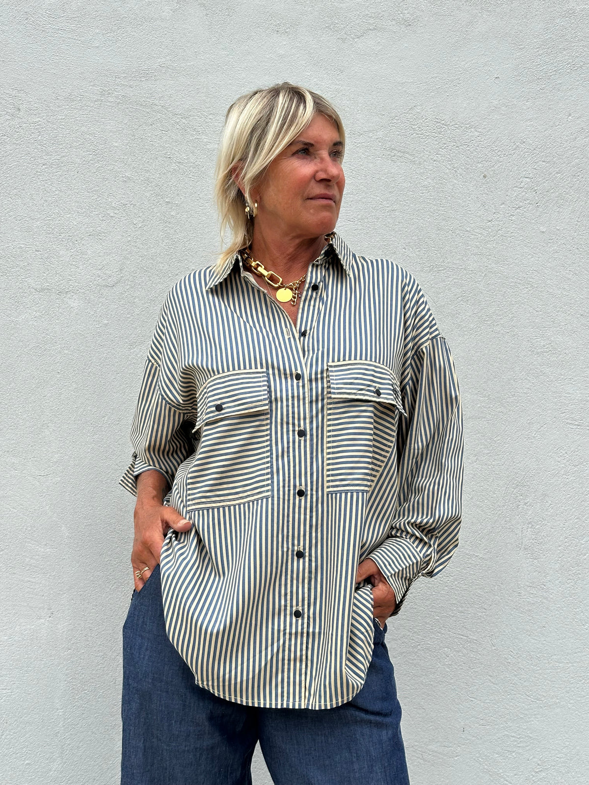 Gaspar Express - Sevilla Stripe - Blue