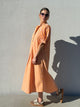 Gaspar Express TUNØ Stripe Dress - Orange
