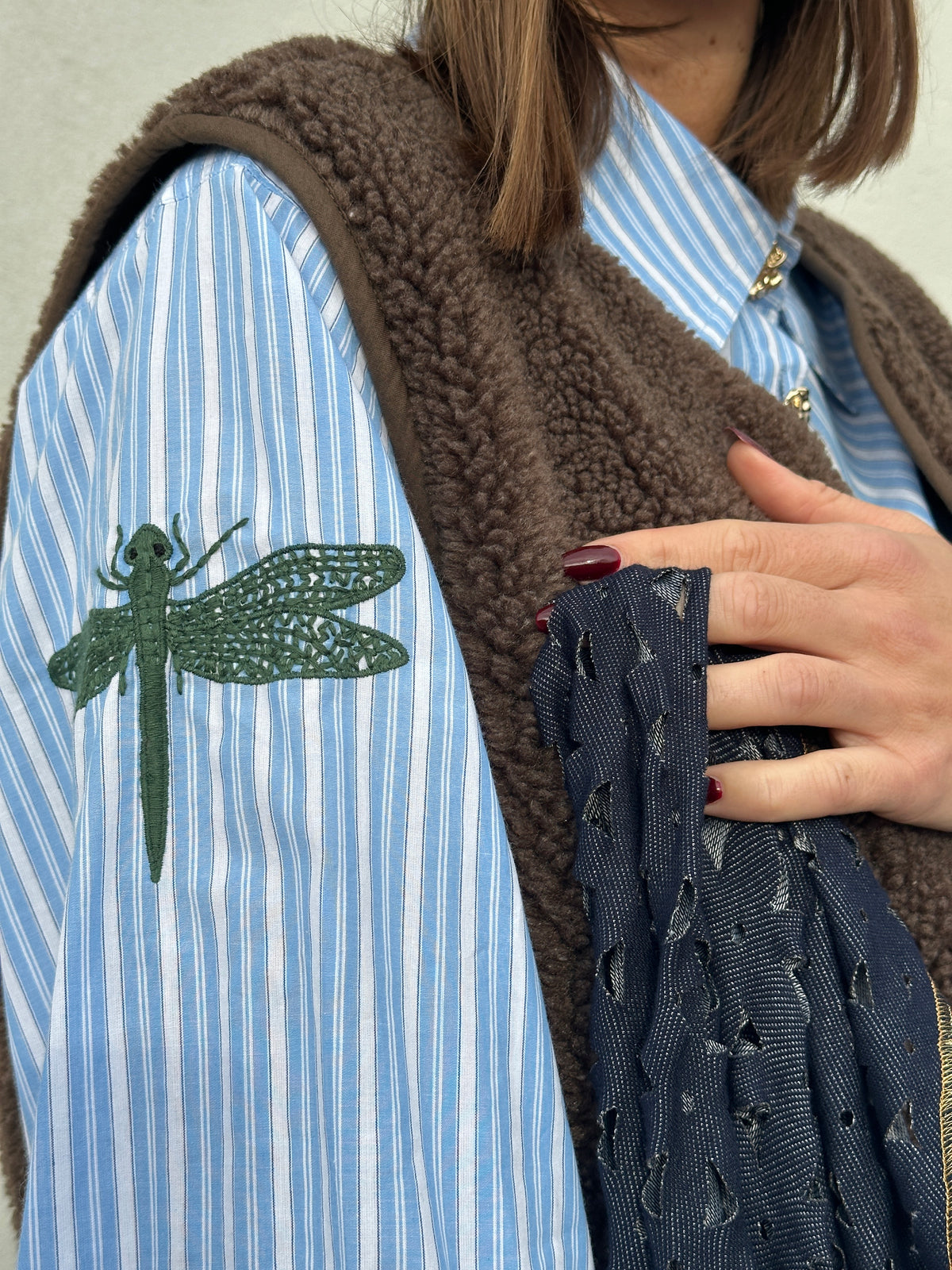 Gaspar Express - Aarhus Stripe Shirt - Light Blue