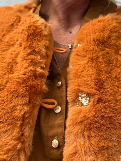 Gaspar Express - Duffy exclusive waistcoat - Orange