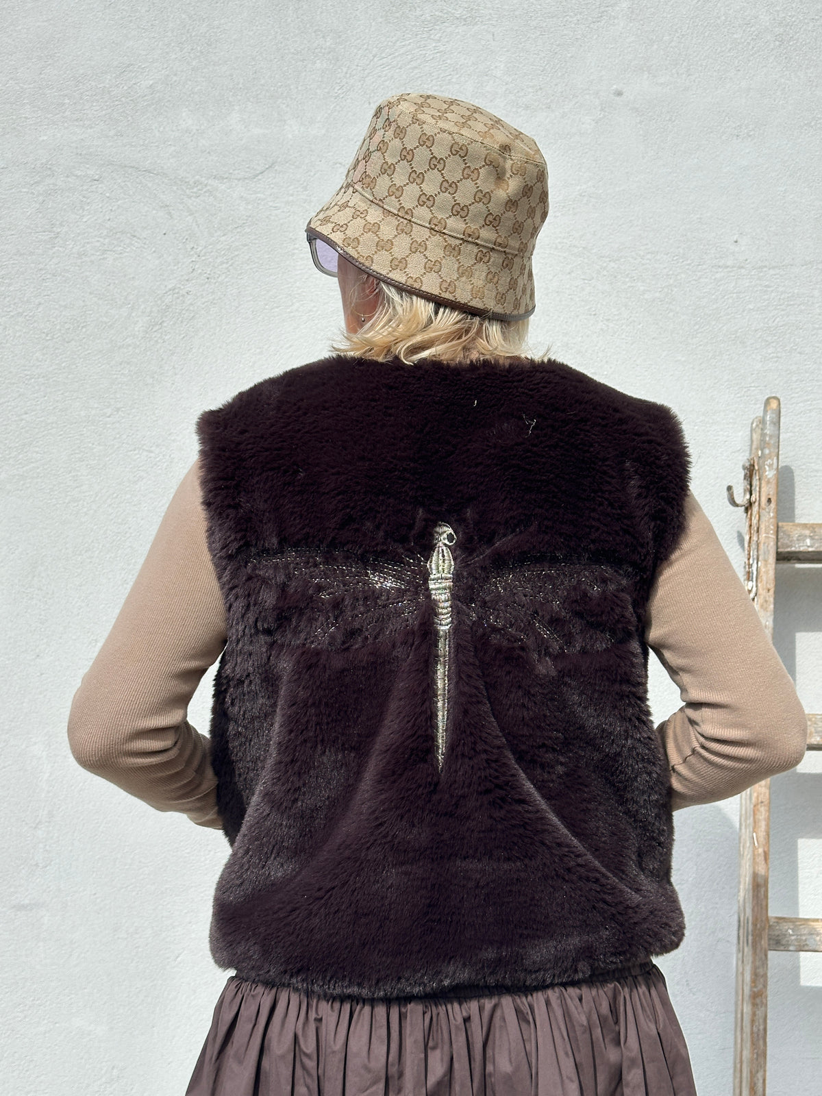 Gaspar Express - Duffy exclusive waistcoat - chocolate