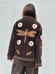Gaspar Express - Utah Short Velvet Jacket - chocolate