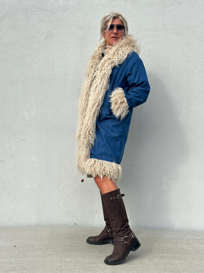 Gaspar Express - Boho Coat - Blue