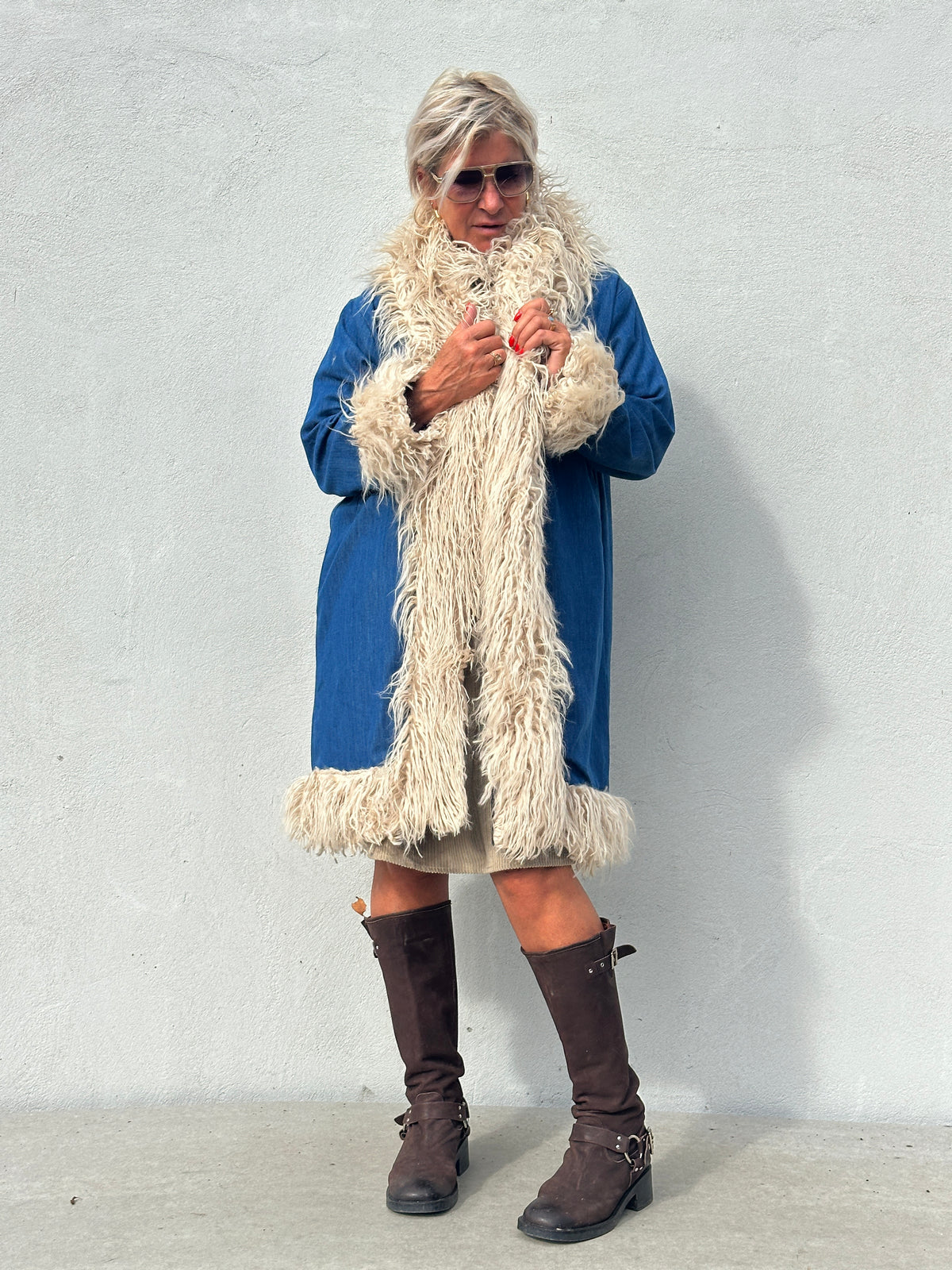 Gaspar Express - Boho Coat - Blue