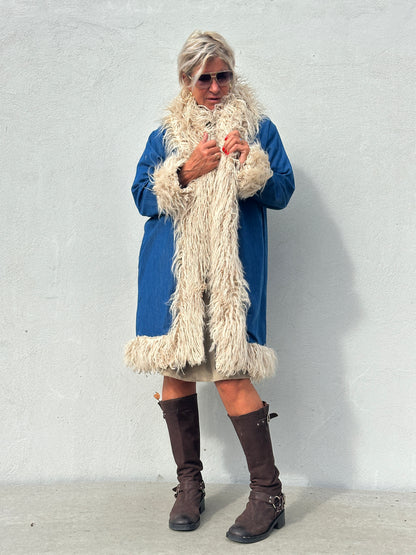 Gaspar Express - Boho Coat - Blue