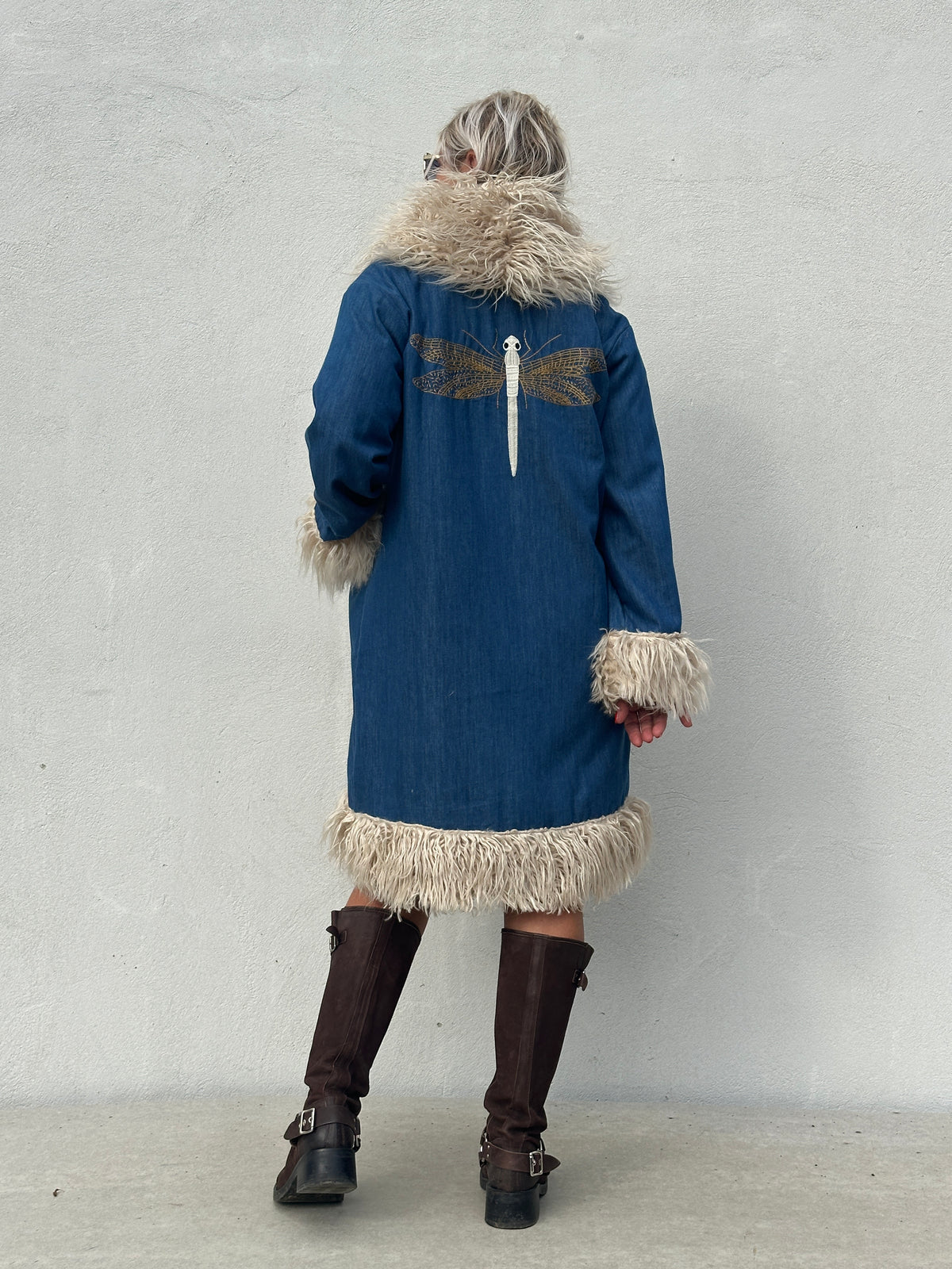 Gaspar Express - Boho Coat - Blue