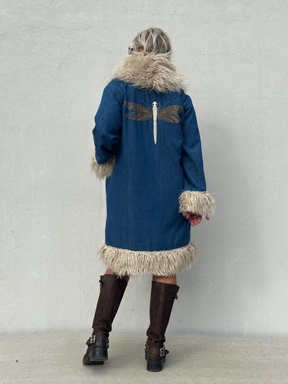 Gaspar Express - Boho Coat - Blue
