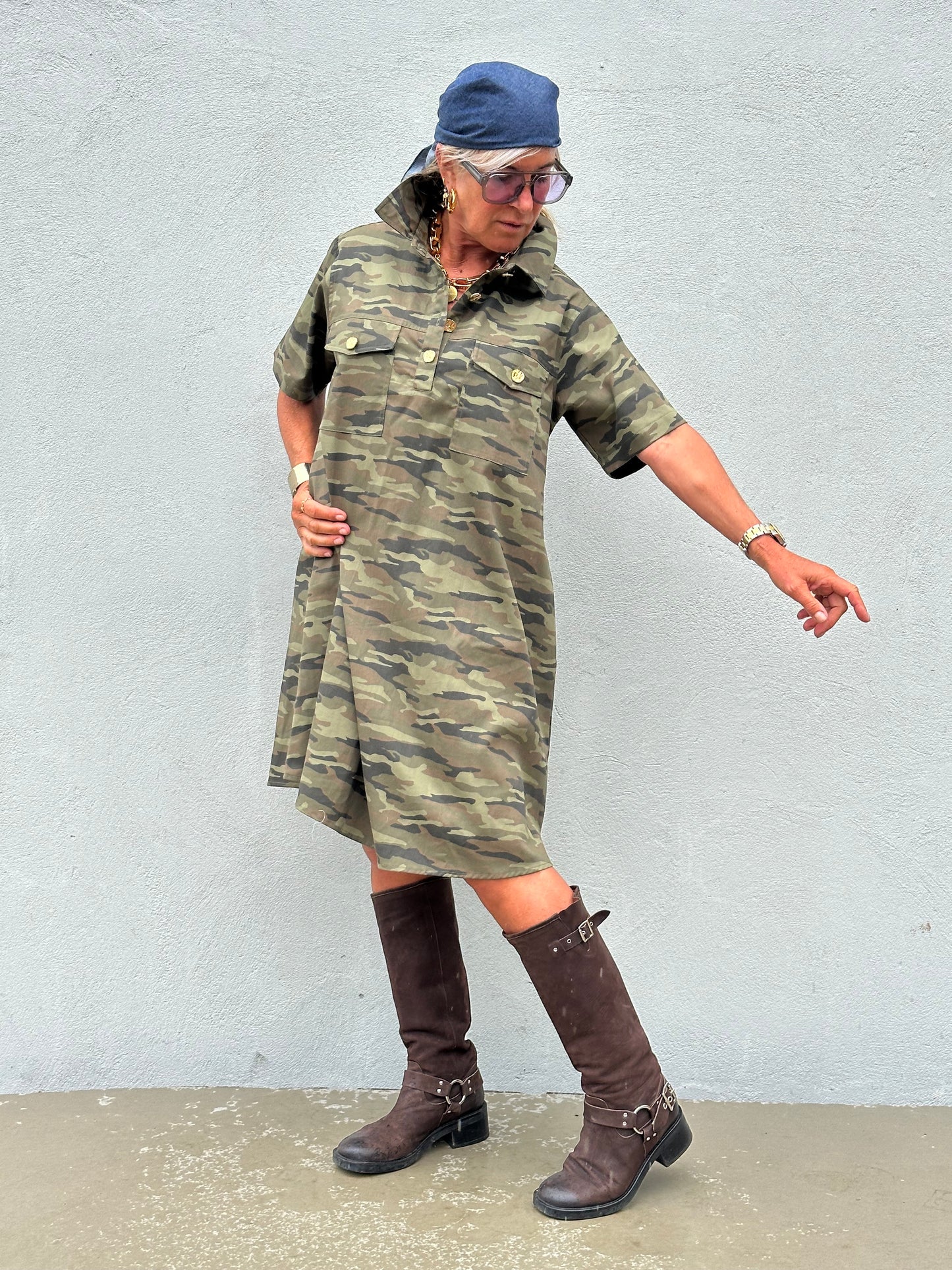 Gaspar Express - Nice Camo Dress - Green