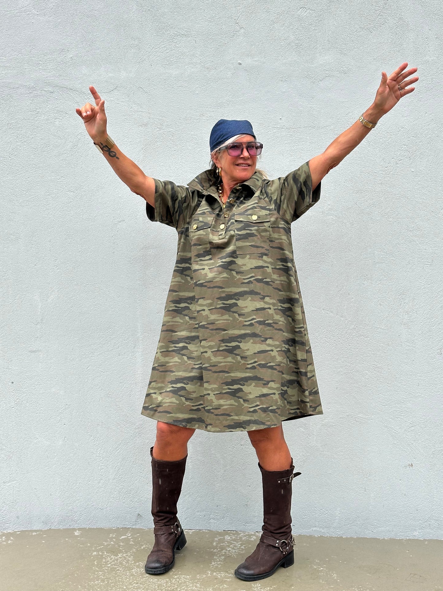 Gaspar Express - Nice Camo Dress - Green