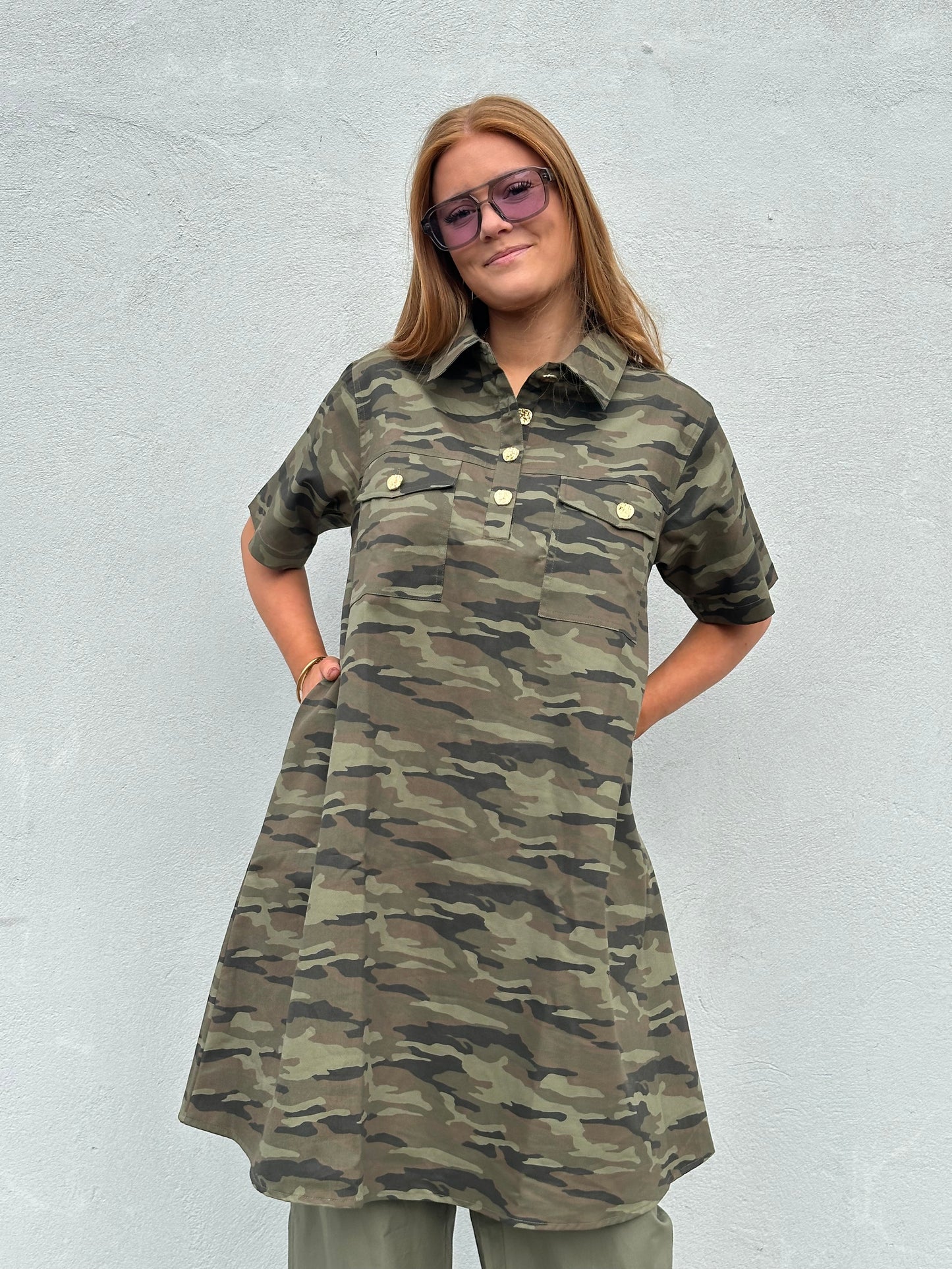 Gaspar Express - Nice Camo Dress - Green
