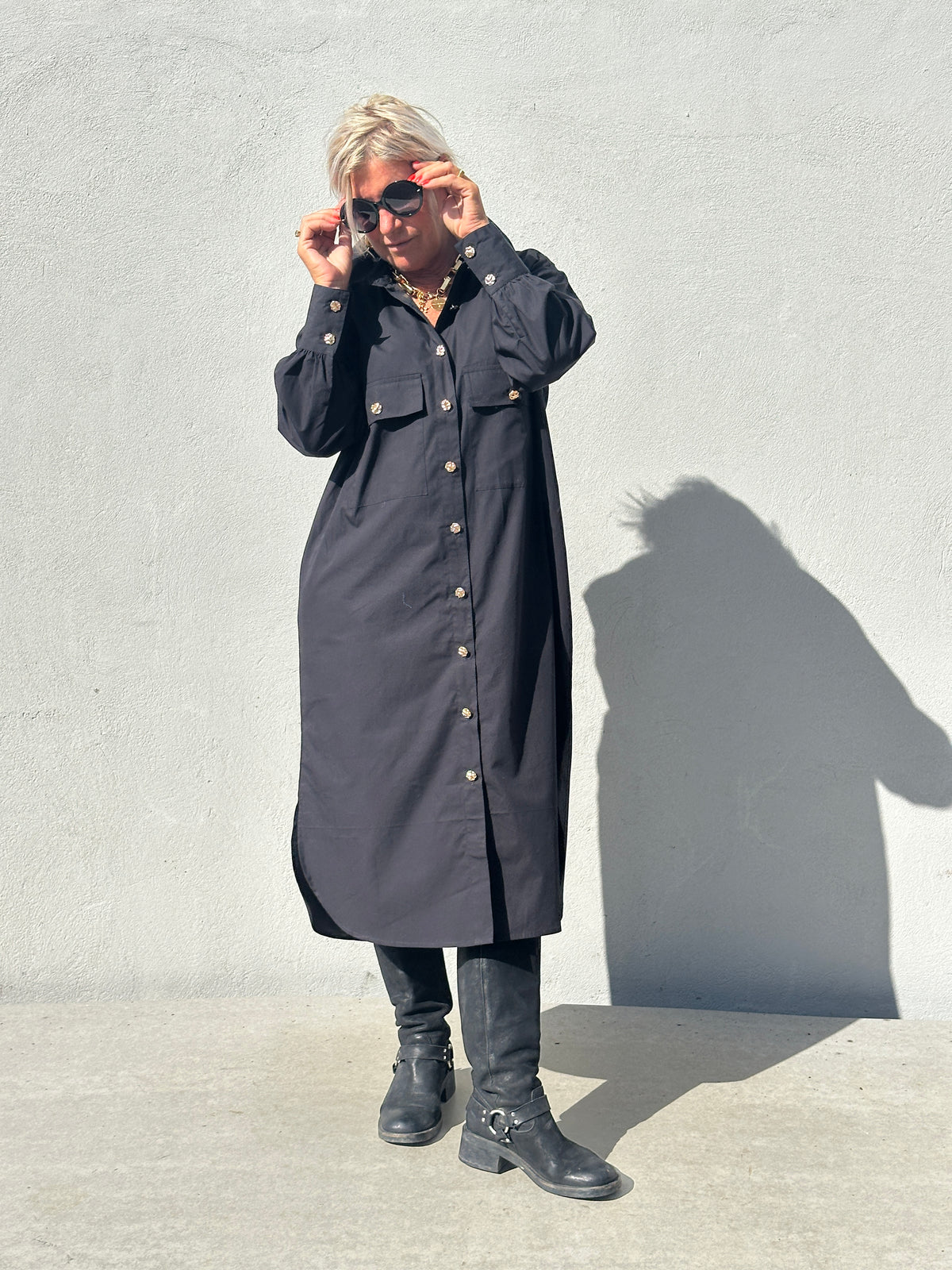 Gaspar Express - Sevilla Poplin Dress - Black