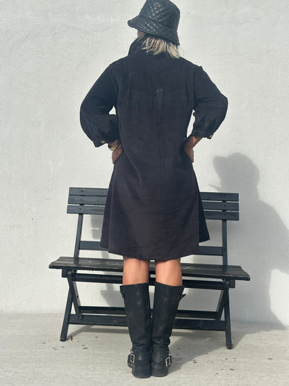 Gaspar Express - Nice Corduroy Dress - Black