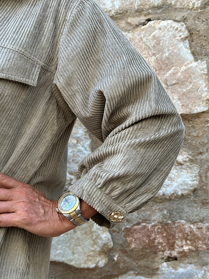 Gaspar Express - Nice Corduroy Dress - Lys Taupe