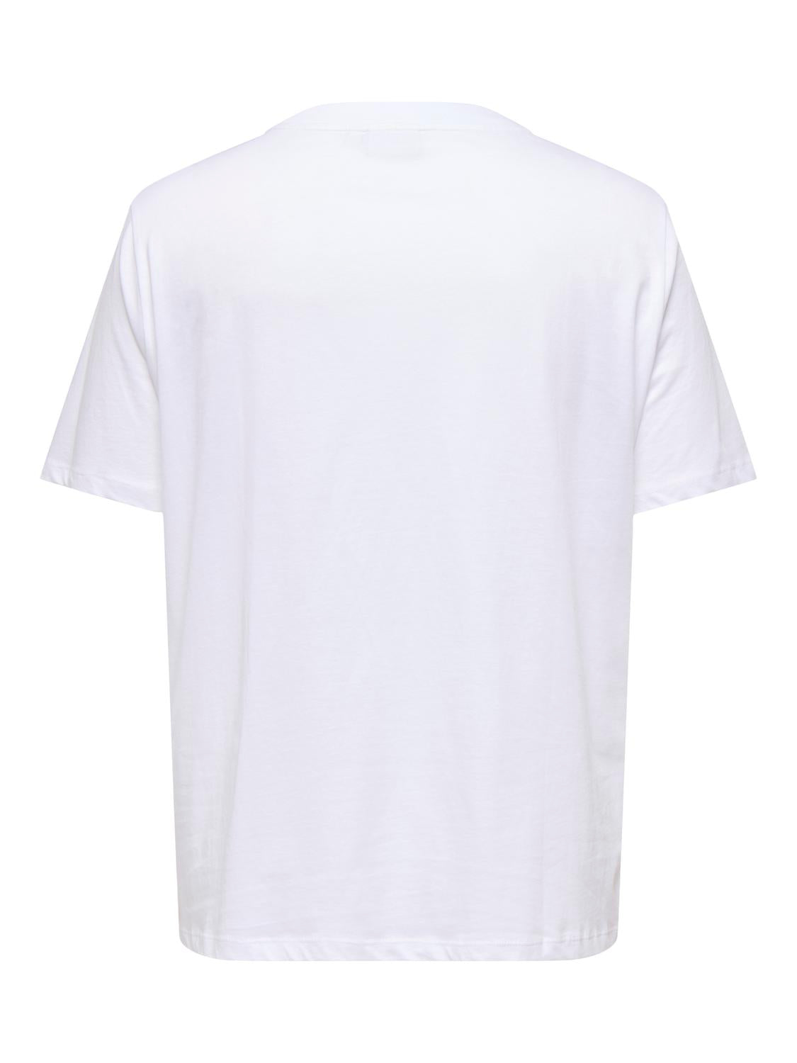 Only Carmakoma - Caralberte - T-shirt - Bright White