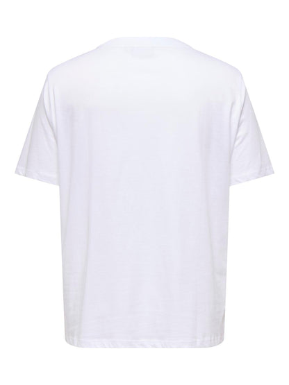 Only Carmakoma - Caralberte - T-shirt - Bright White