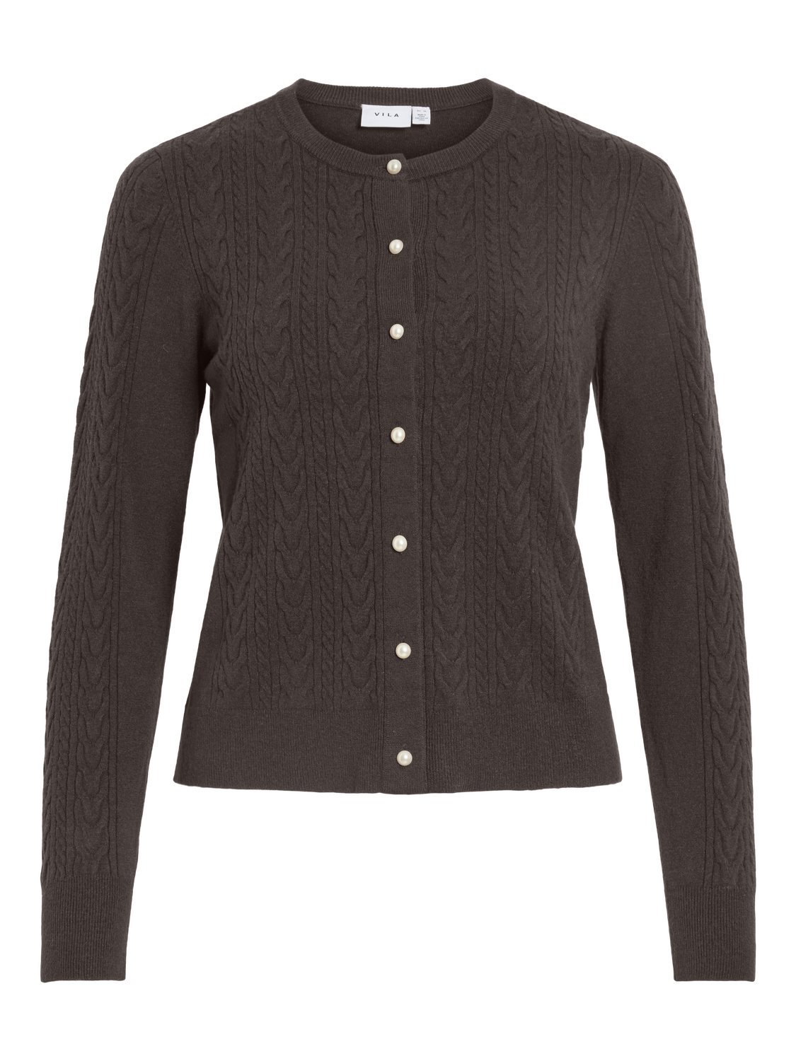 Vila - Vikerry - Cardigan - Coffee Bean