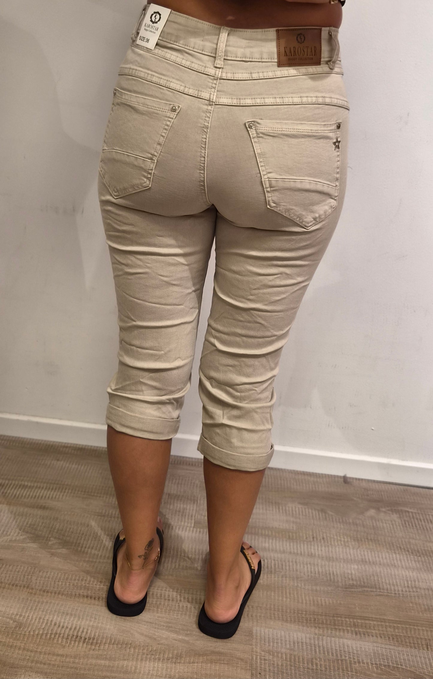 KAROSTAR denim knickers sand