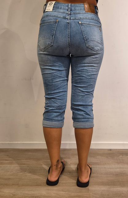 KAROSTAR denim knickers med knapper | KCM2933