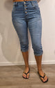 KAROSTAR denim knickers med knapper | KCM2933