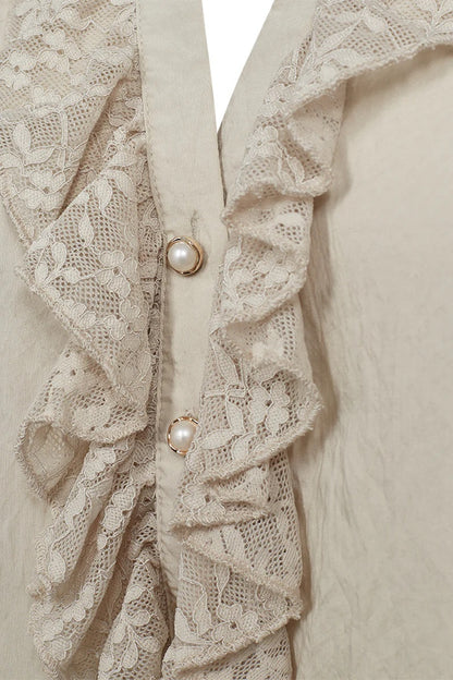 Freequent FQGRULY-BLOUSE | Moonbeam