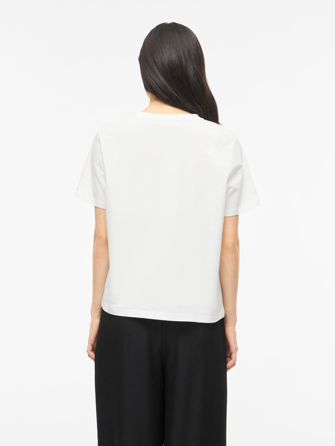 Vila - Vivora - T-shirt - Snow White