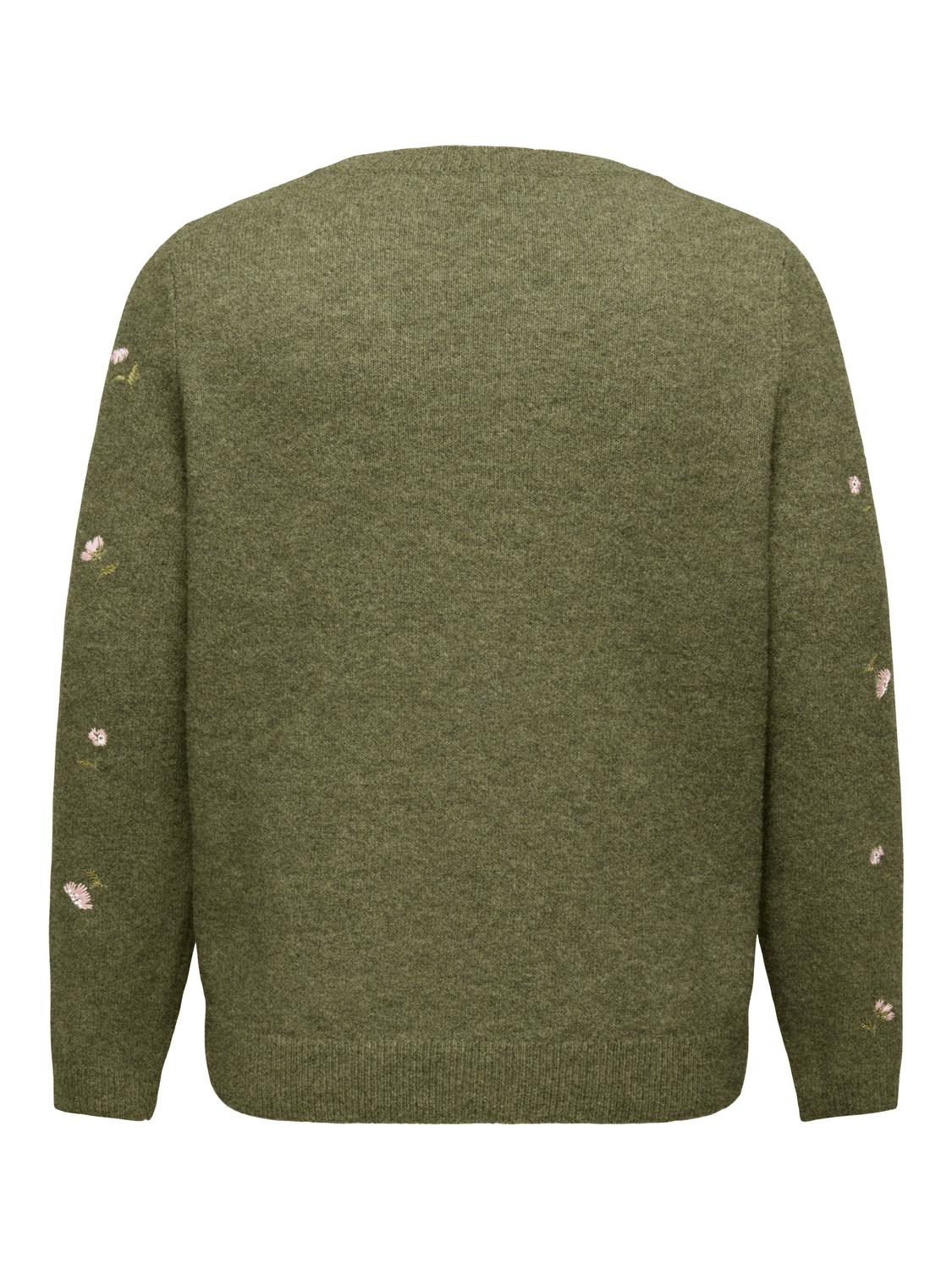 Only Carmakoma - Carshine - Pullover - Burnt Olive