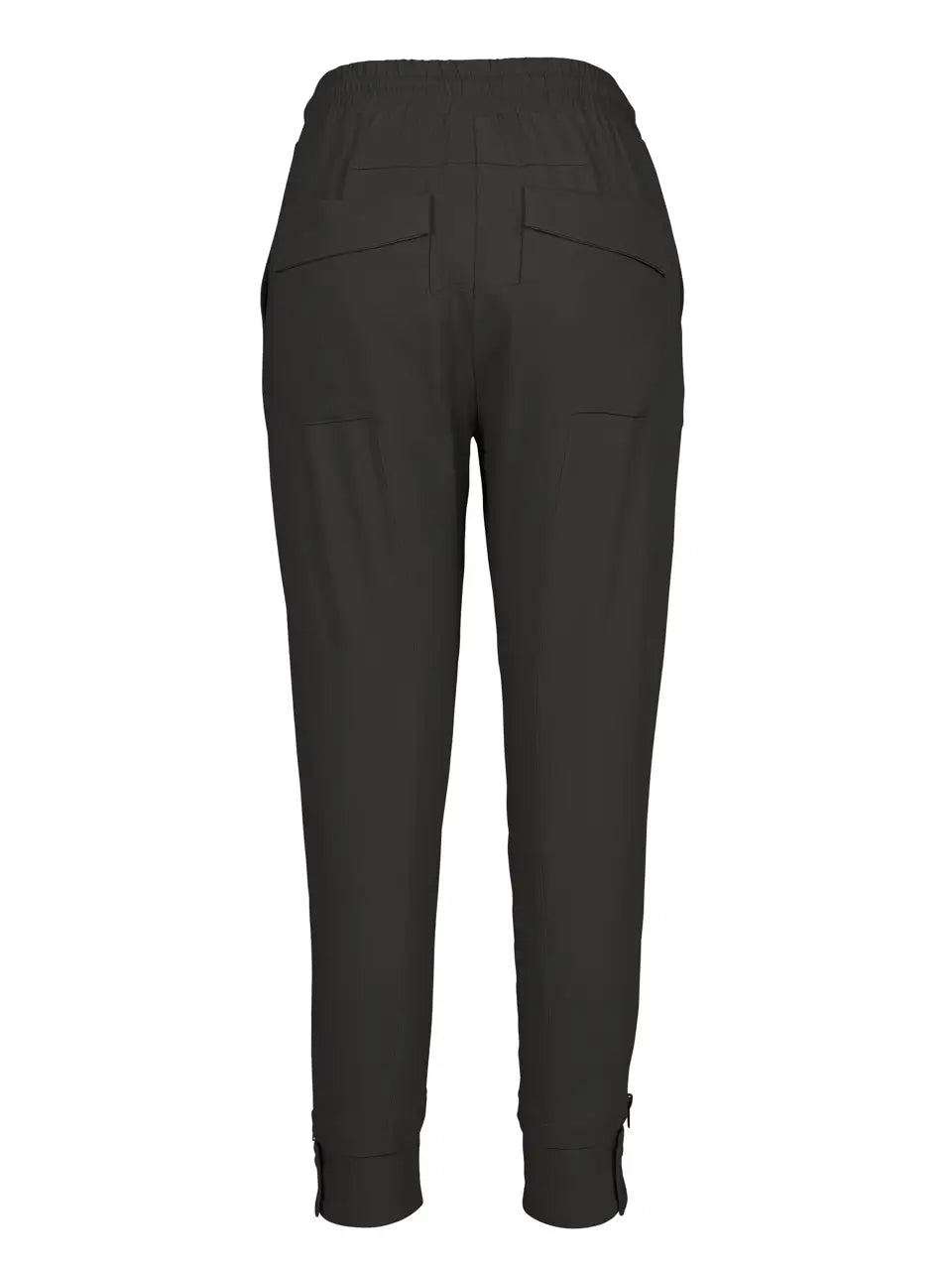 bagpå NÜ Tracy Trousers Black 41-15 sorte bukser med elastik og snøre i taljen