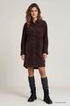 LUXZUZ // ONE TWO - Makiena Dress - 799 Choco Lux