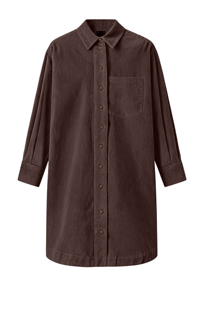 LUXZUZ // ONE TWO - Makiena Dress - 799 Choco Lux