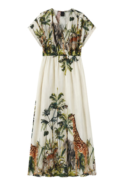 LUXZUZ // ONE TWO - Via Dress - Off White 7038