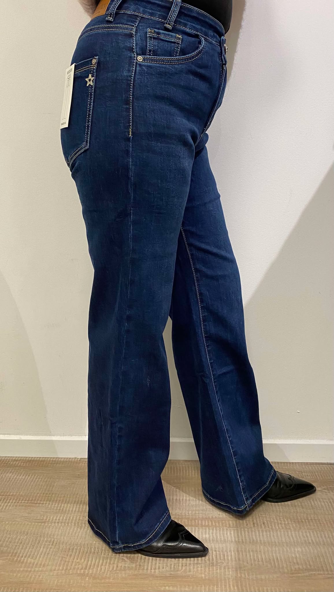 Karostar denim jeans straight legs | KNM2667