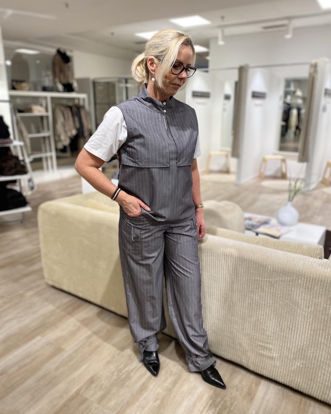 lene med Nü yanna top og yanna bukser