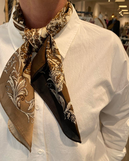 nærbillede af hvid skjorte Freequent FQJALLY SHIRT Brilliant white