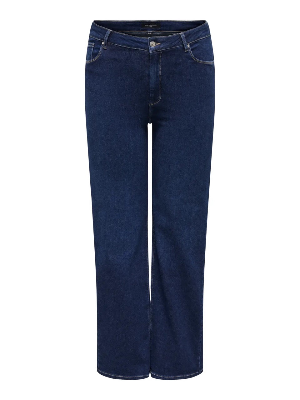 ONLY Carmakoma CARWILLY HW WIDE JEANS | Dark Blue Denim