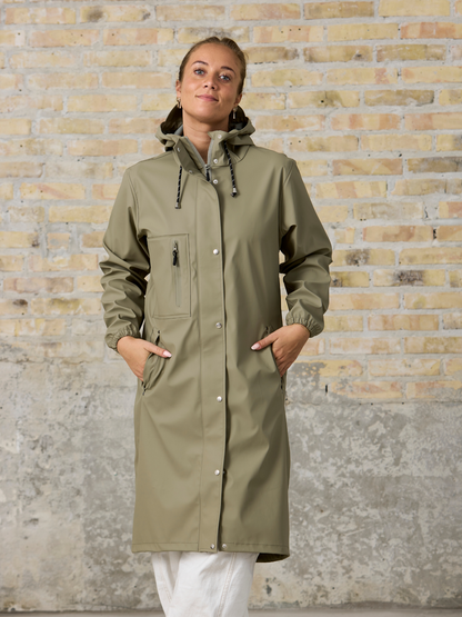 Kopenhaken - Berlin rainjacket ss26 - VETIVER