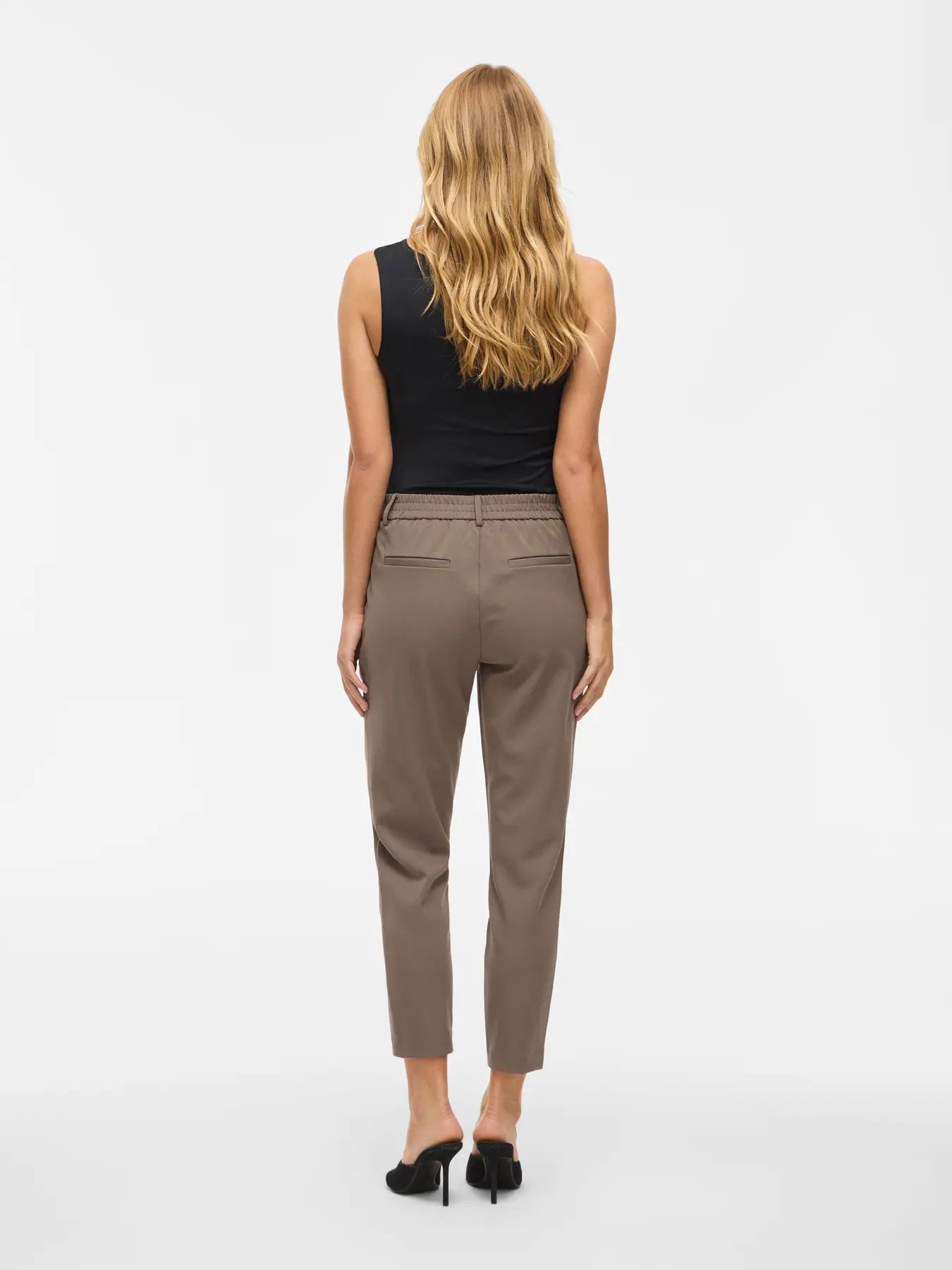 VILA VIVARONE HW SLIM PANT | Falcon
